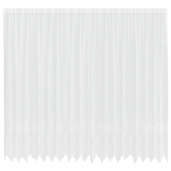 vidaXL Kantgordijn Wit 280 x 500 cm Polyester