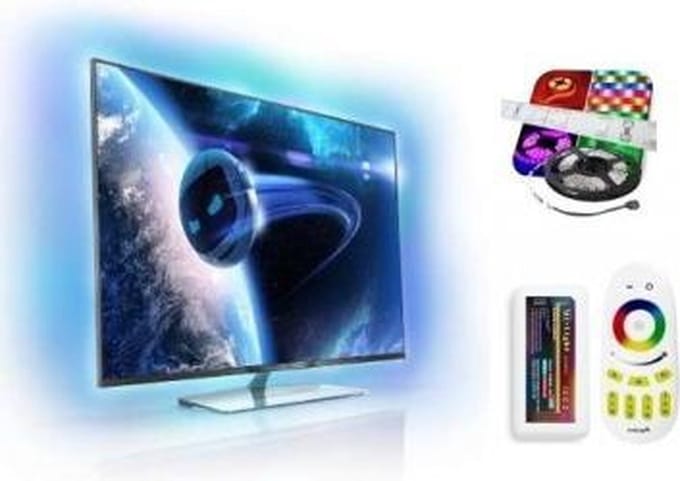 ABC-LED - Led strip - 42-60 inch - koud wit -  TV led strip plug & play