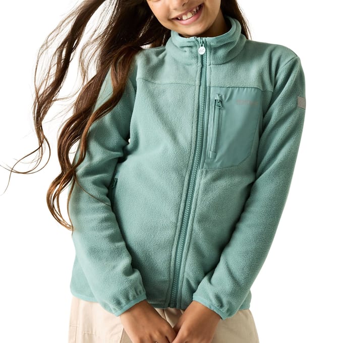 Kinderfleece met volledige ritssluiting van Frankie