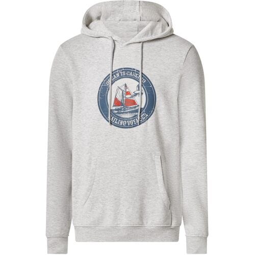 ESMARA MEN Heren hoodie of sweater (Grijs, M)