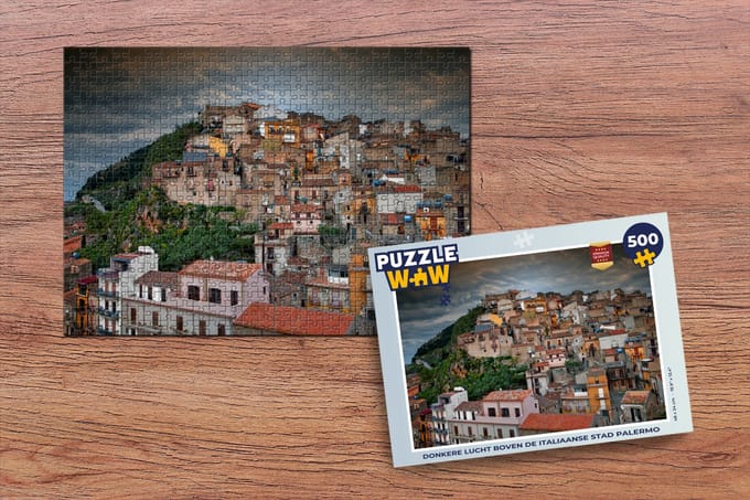 Puzzel Storm - Palermo - Italië - Legpuzzel - Puzzel 500 stukjes