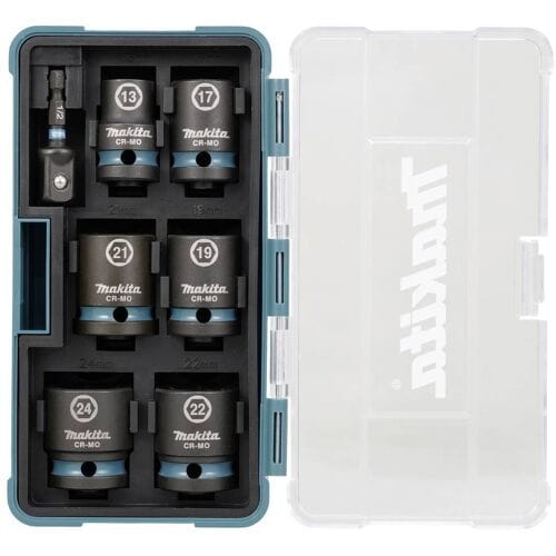Makita Impact socket set 7 pieces. 1/2" E-16592