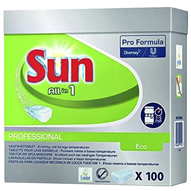 Sun Pro Formula Vaatwastabletten All In 1 Eco, v.p 100 stuks