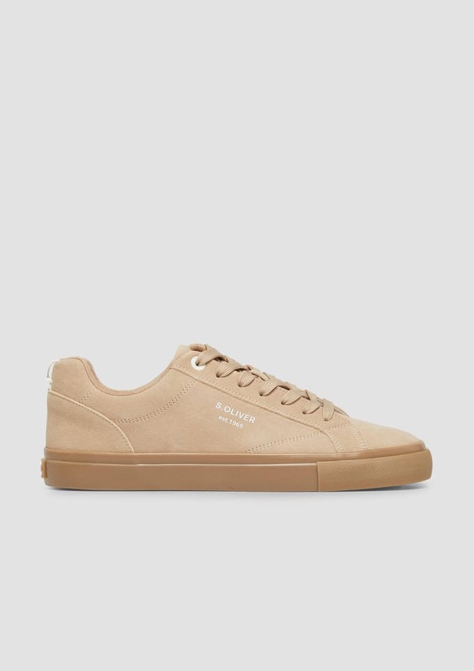s.Oliver - male - Leren sneakers met veters