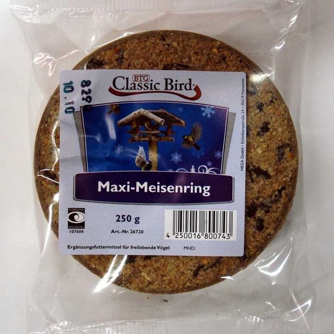 Classic Bird Maxi Meisenringe 250g | 20 Stück