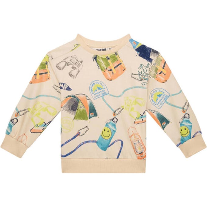 Someone ISAAC-SB-16-B Jongens Trui - SOFT BEIGE