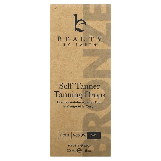 Zelfbruiner Bruiningsdruppels, Donker, 30ml(1 fl oz) black