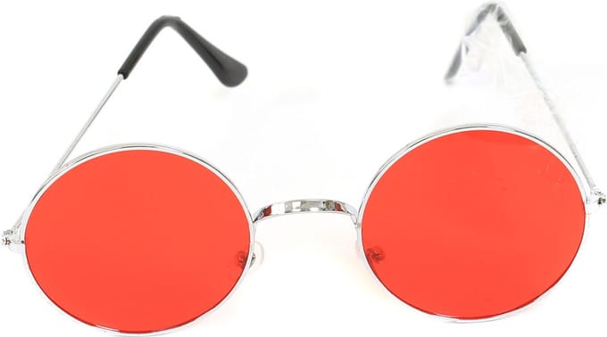 John Lennon Bril Rood - hippie 60's