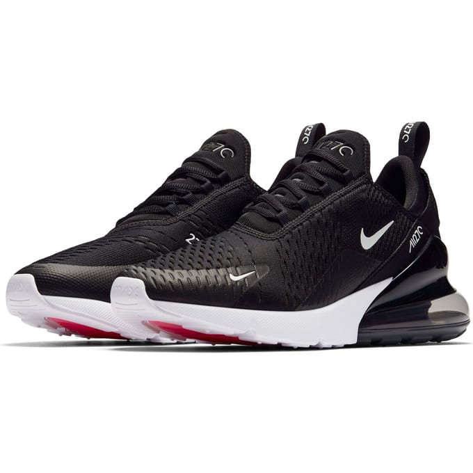 Air Max 270 Lage herenschoen Zwart/antraciet/wit/zonnerood