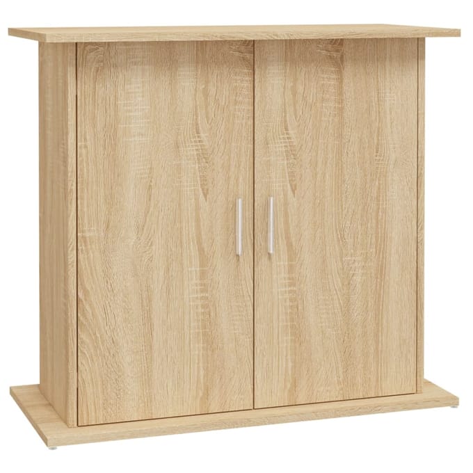 vidaXL - Aquariumstandaard - Sonoma - Eiken - 81x36x73 - cm - Bewerkt - Hout