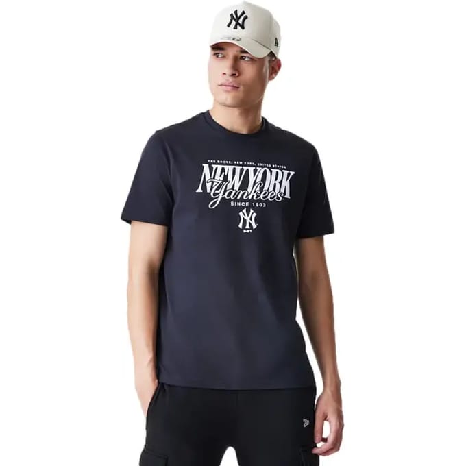 T-shirt New York Yankees MLB Reg Script GRPHC