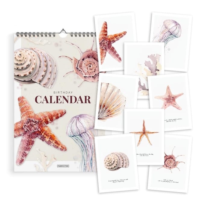 Fabrikten Bundel Strand - Kalender + 8 Ansichtkaarten