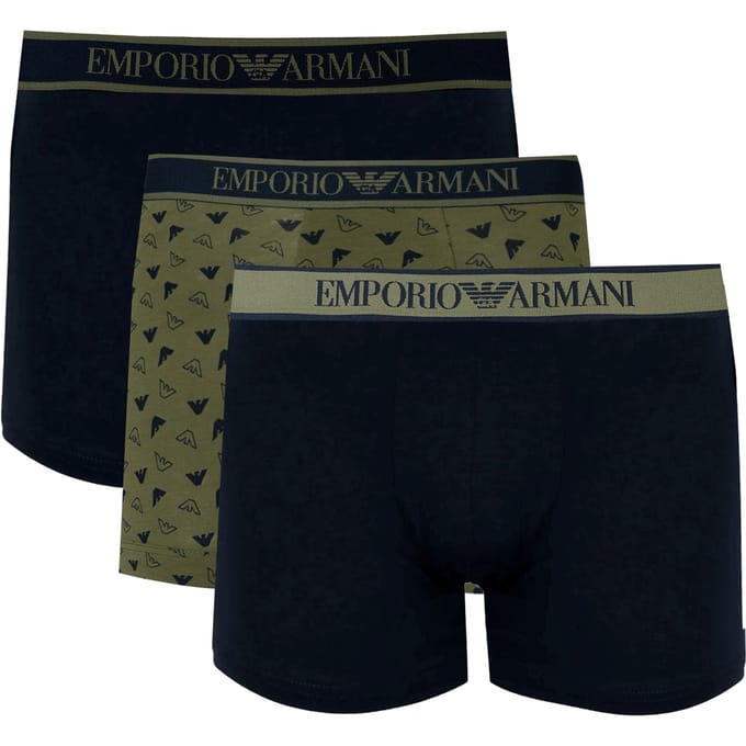 Emporio Armani Boxershorts 3 Pack Mannen groen