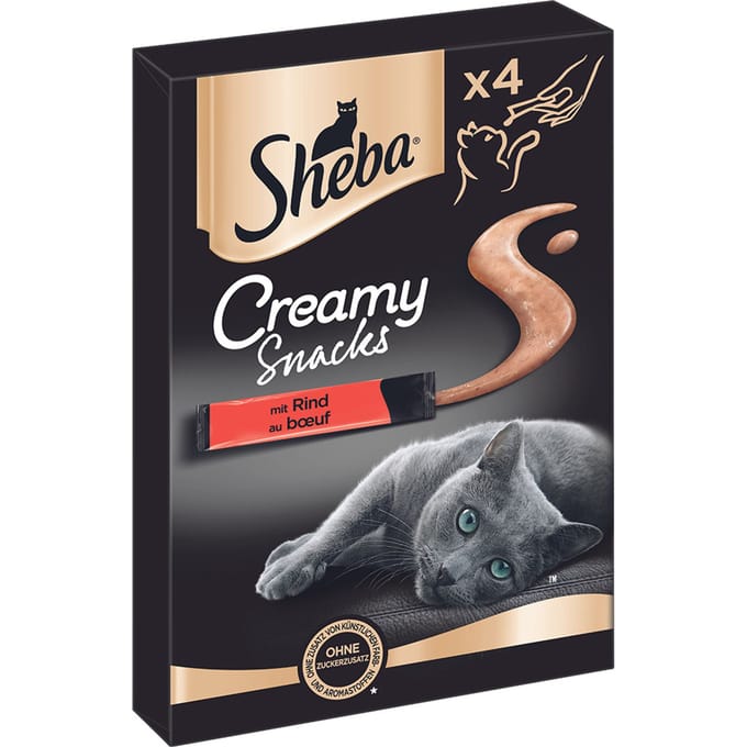 Sheba Creamy Snacks - Rund 4 x 12 g