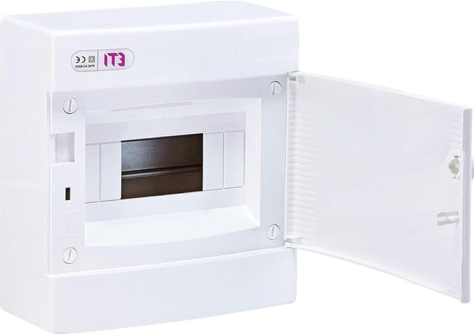 Zekeringkast - Distributiebox Groepenkast - Orde Creëren - Stofdicht IP40 - Tot 8 Modules - Wit