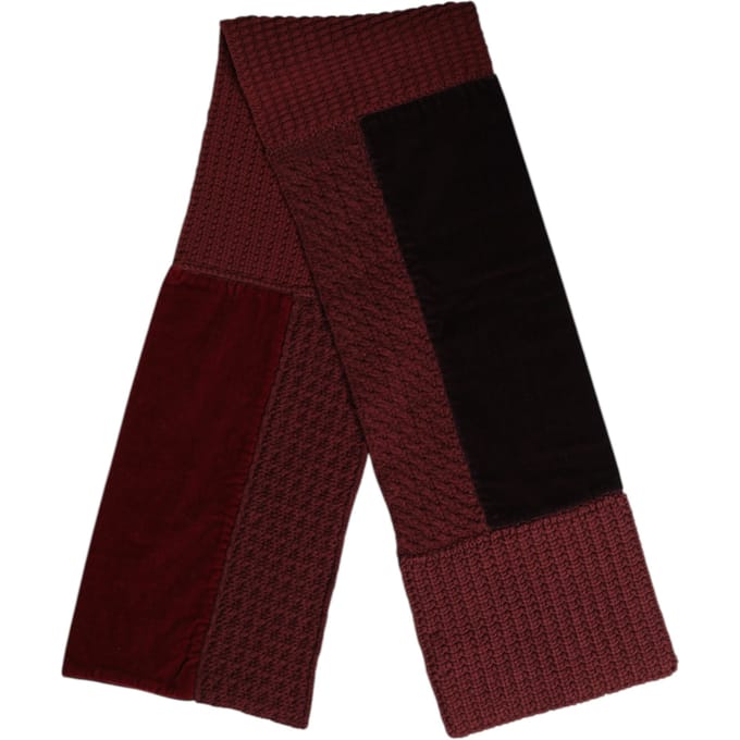Bordeaux Zwart Halswarmer Wrap Sjaal