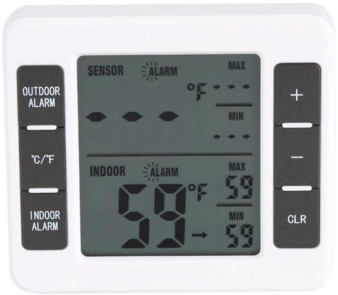 Allecto - Koelkastthermometer - Draadloze temperatuursensoren