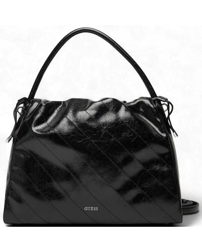 GUESS Schoudertas Shopper Amys Drawstring Tote Black Zwart