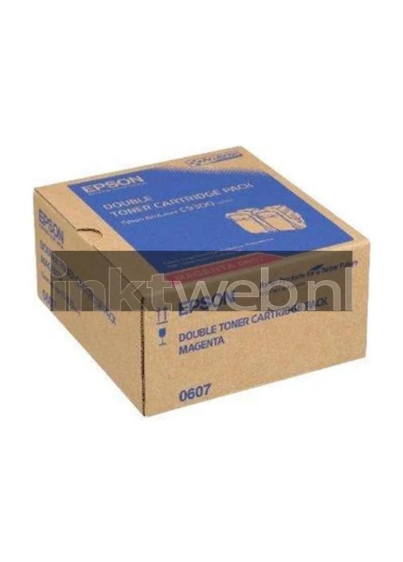 Epson S050607 2-pack magenta (Origineel)