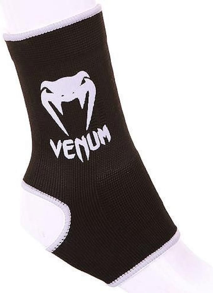 Venum Kontact Enkel Sok Beschermer Zwart Wit - XS