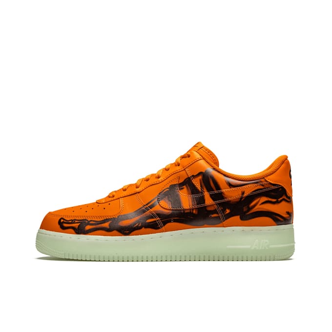 Nike Air Force 1 Low Orange Skeleton Halloween (2020)