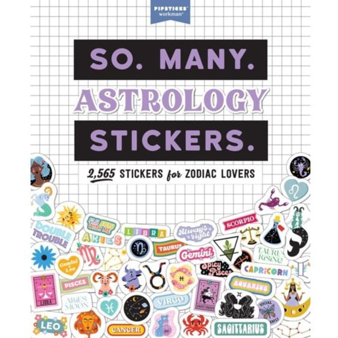So. Many. Astrology Stickers. - Workman Adult - Pipsticks®+Workman®