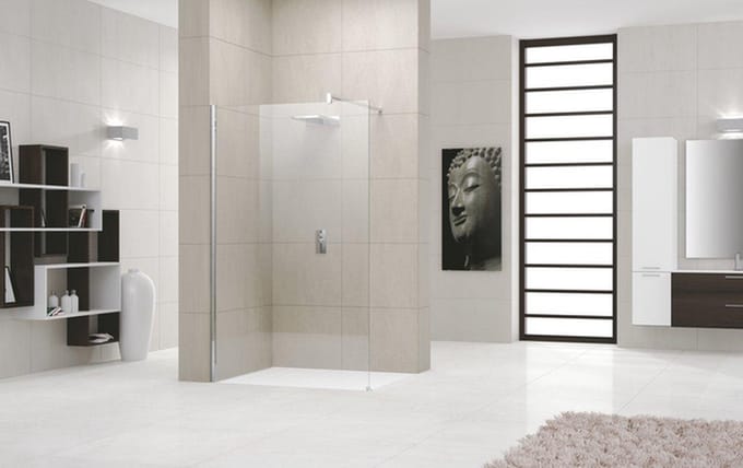 Novellini Giada h inloopdouche 90x195cm chroom-helder glas