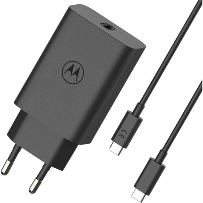 Motorola USB-oplader 68 W USB-C USB PD 3.0 Zwart USB Power Delivery (USB-PD)