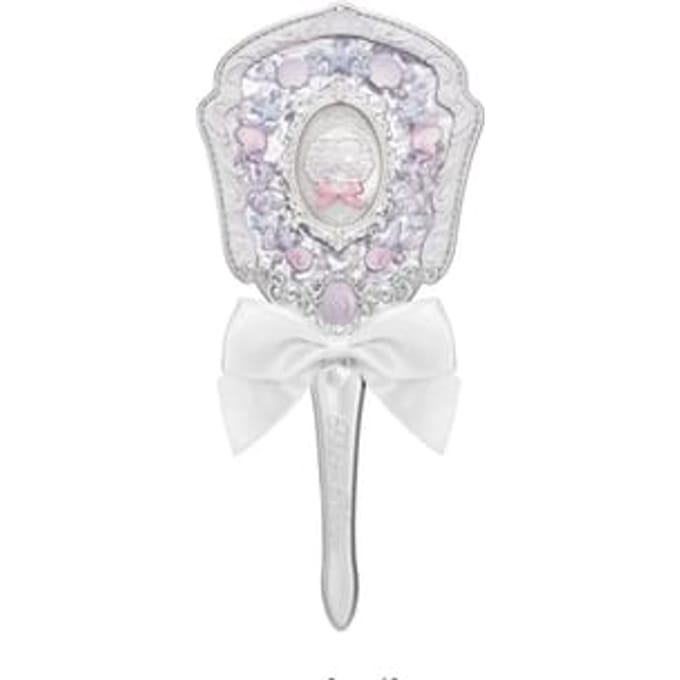 Flower Knows - Shell's Jewel Hand Mirror - 3 Colors #Pearly White - 1pcs