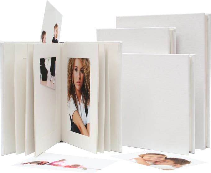 Deknudt Frames A66DA1 10PH - passepartout album - wit - 10x 10x15 cm