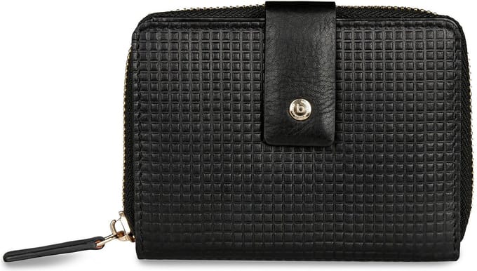 bugatti portemonnee Noemi Lady Zip Around Wallet Black zwart
