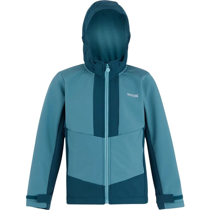 Haydenbury ademende winddichte softshell met capuchon voor kinderen