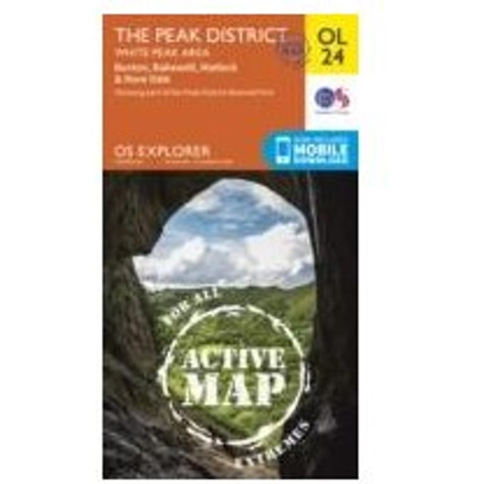 The Peak District, White Peak Area, Buxton, Bakewell, Matlock & Dove Dale - Ordnance Survey