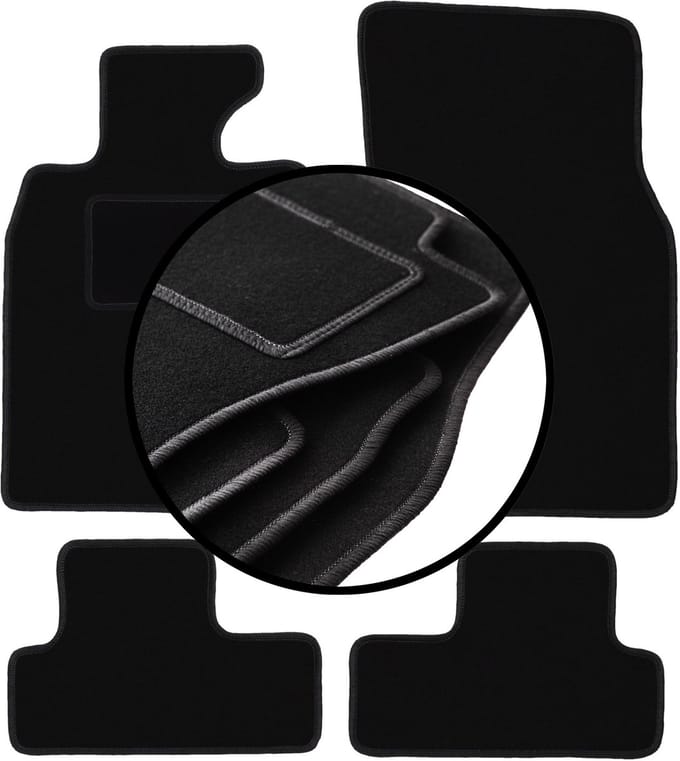 Complete set veloursmatten voor: Mini Cooper R56 hatchback (2006-2013)