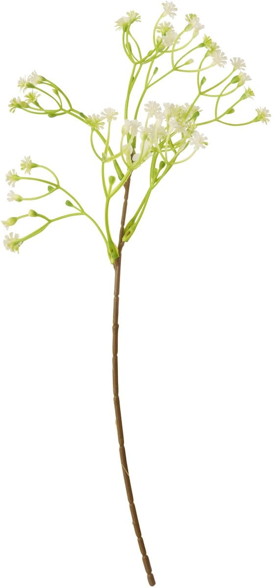 J-Line gypsophila - kunststof - wit - 6 stuks