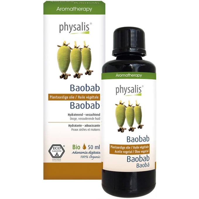 Physalis® Baobab Plantaardige Olie Bio 50 Etherische olie