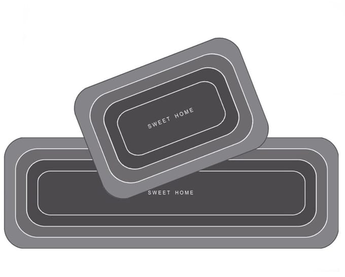 Home & Marker - 2 Stuks - Keukenmat - Antislip - Waterdicht - 120x40cm & 60x40cm - CHEFMAT