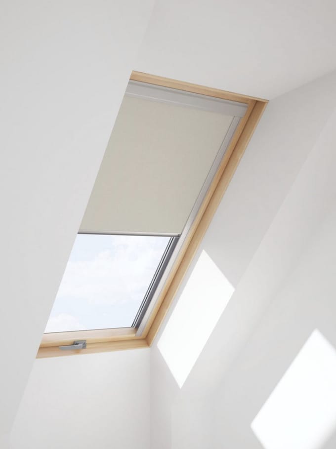 Verduisterende rolgordijn DAKSTRA / DAKEA M4A78x98 - Beige -