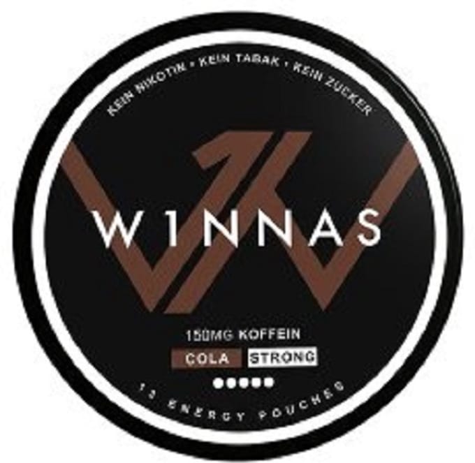 W1nnas Energy Pouches Cola Strong verpakking met 13 Pouches