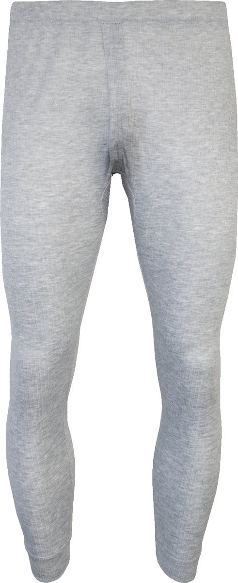 Heren thermobroek onderbroek kleur grijs maat XXL