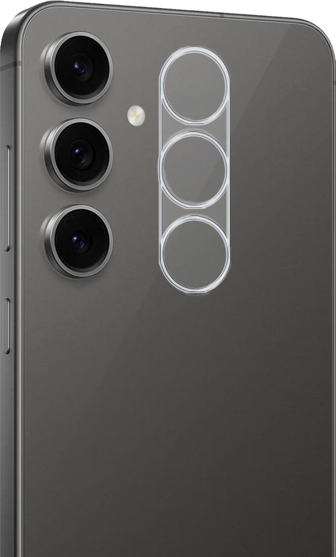 Camera Lens Protector - Geschikt voor Samsung Galaxy S24 FE - Extra Sterk - Gehard Glas - Camera Screenprotector - Beschermglas - Tempered Glass - Screen Protector