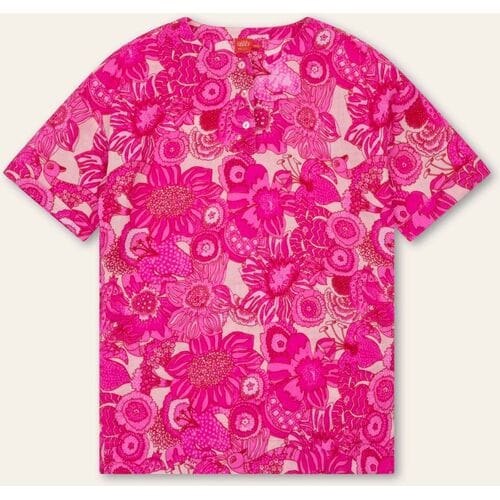 Oilily Dotcom Jurk- maat110/5yr Vibrant Fuchsia
