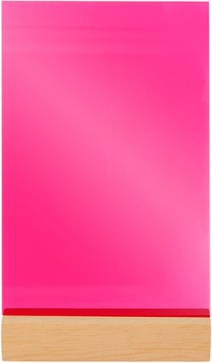 Artemio acryl silhouet fluo + sokkel 10x16,5 cm