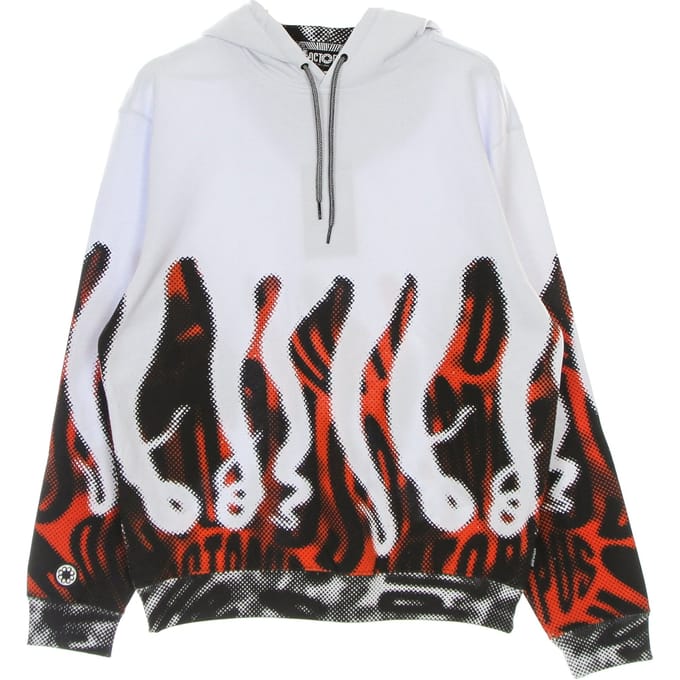 Lichtgewicht herensweatshirt met capuchon Halftone Sh Hoodie wit