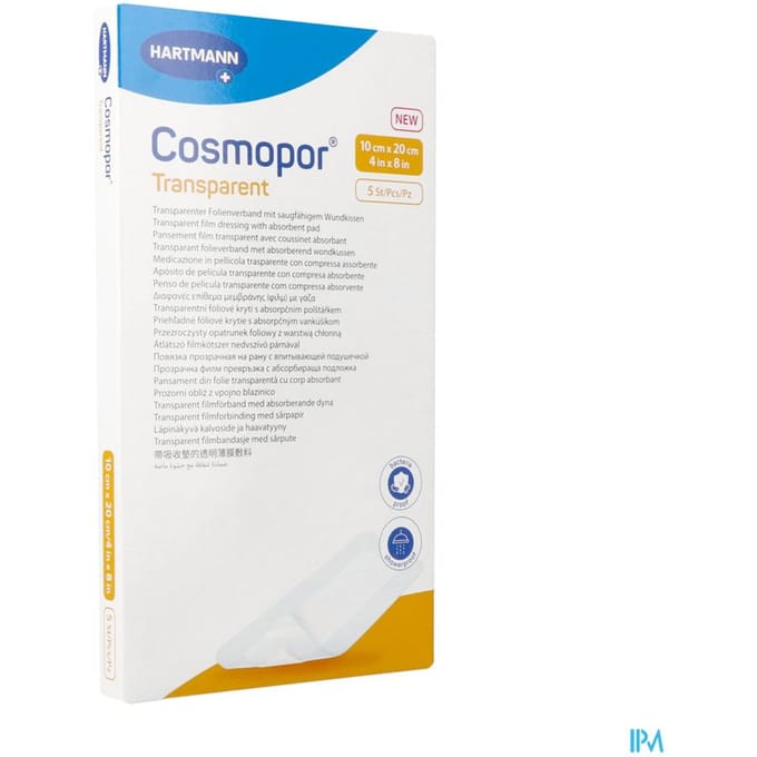Cosmopor Transparent 10cmx20cm 5 9010571