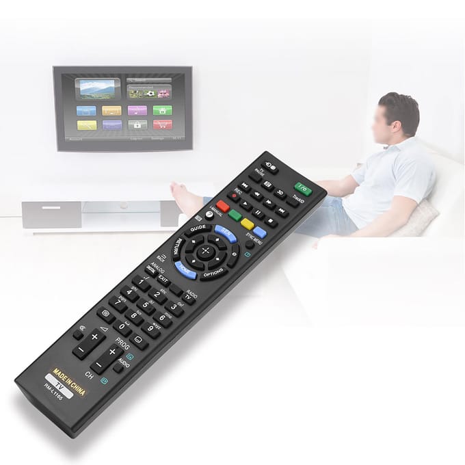 Télécommande de remplacement universelle pour téléviseur LCD black