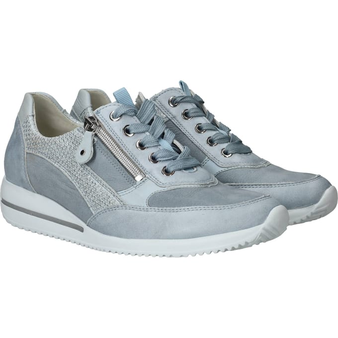 Waldläufer Himona Sneakers - Textiel - Dames - Blauw - Maat 40,5