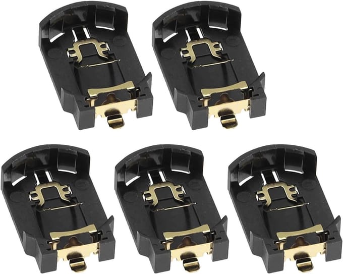 Batterij Houder - CR2025 Opslag - Elektronica Bescherming - Schokbestendig ABS - Compact Ontwerp