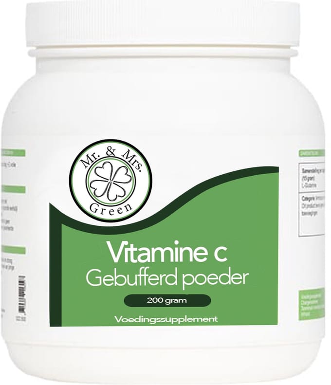 Gebufferde Vitamine C, in poedervorm - 200gr