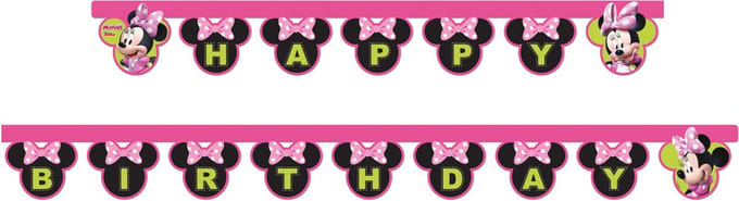 Vegaoo - Verjaardagsslinger Minnie Happy